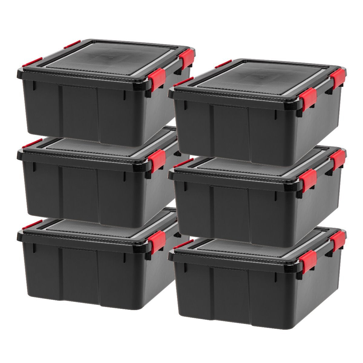 like-it Outdoor Stacking Storage Containers, 3 Sizes, 4 Colors on