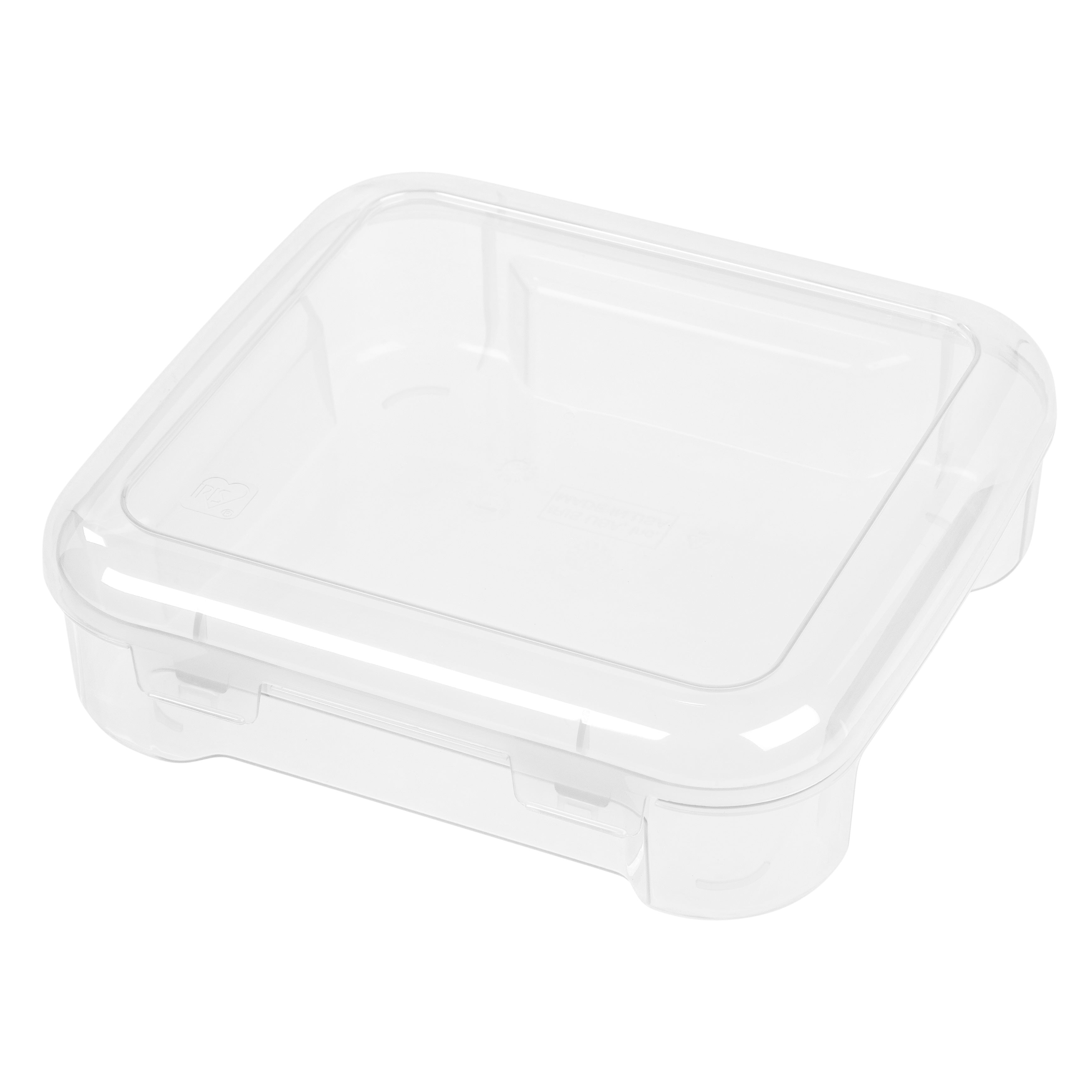IRIS USA 6Pack 8.5 x 11 Portable Project Case Container with Snap-Tight  Latch, Clear, 6 Units - Kroger