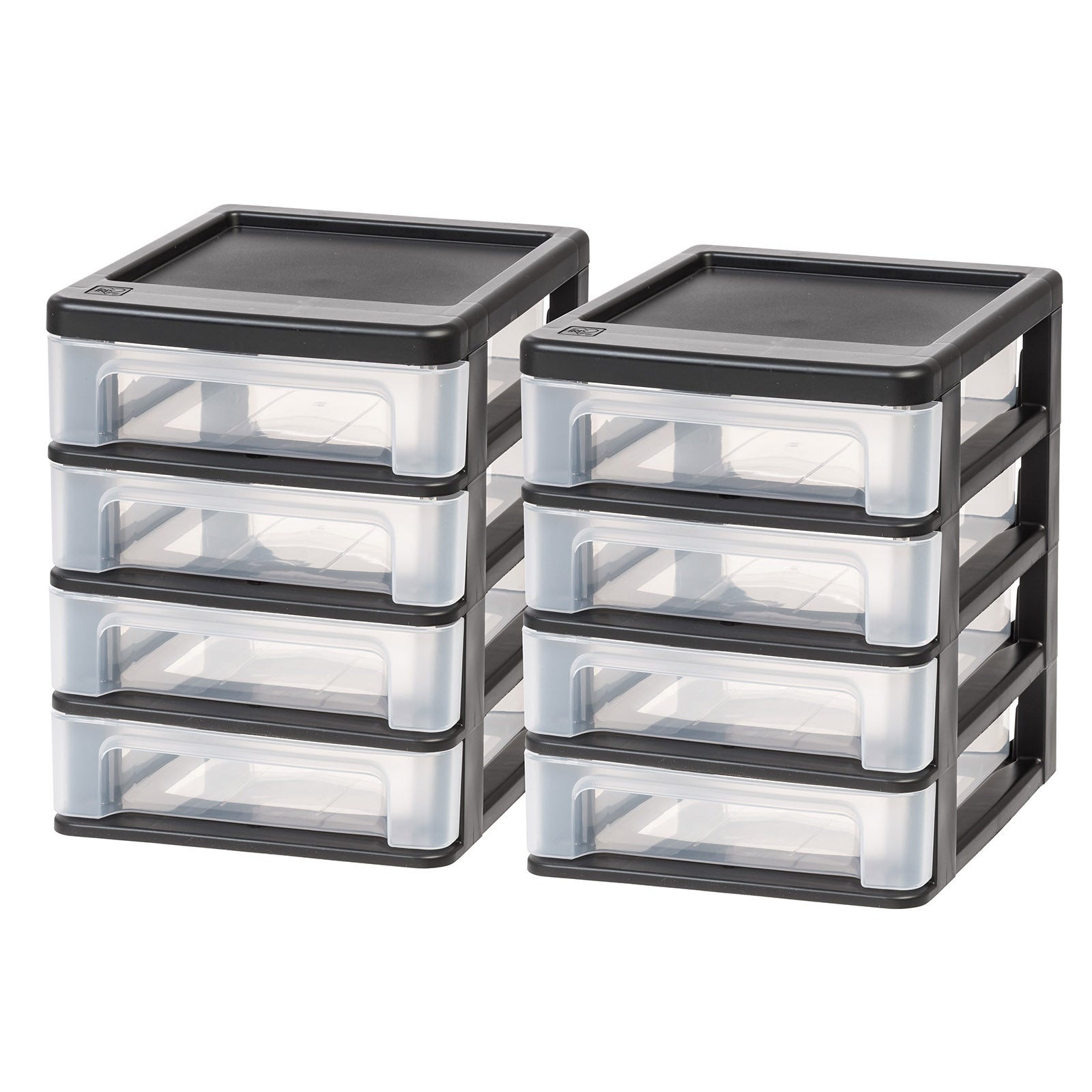 Iris Usa 10pack 5qt Stackable Plastic Storage Bins With Lids And