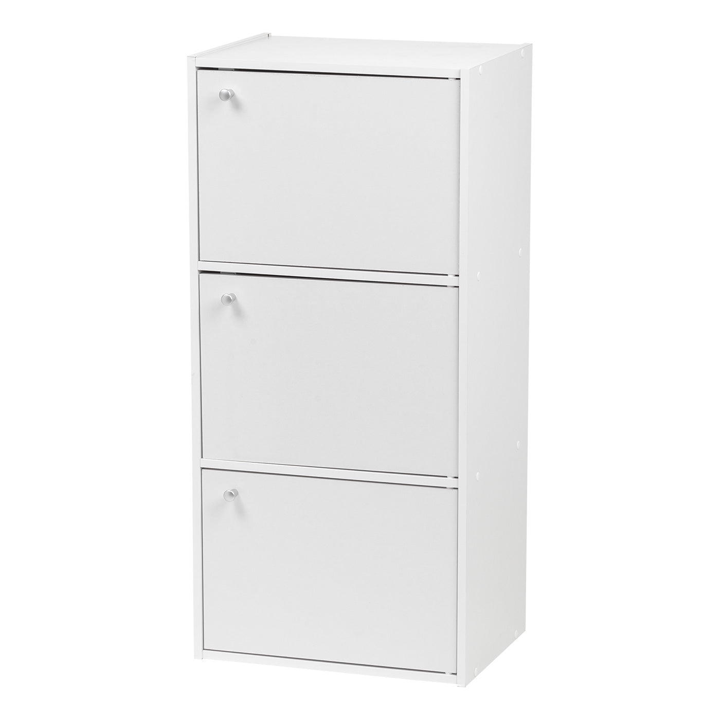 IRIS 38 H 3 Tier Storage Organizer Shelf With Footboard White