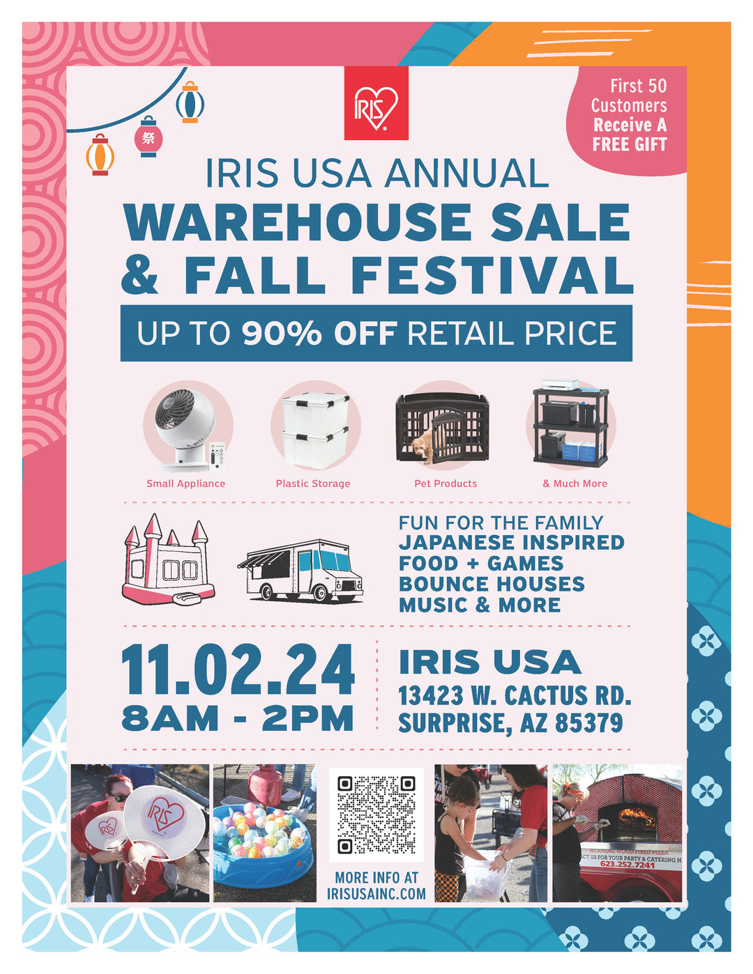 IRIS USA Annual Fall Festival & Warehouse Sale