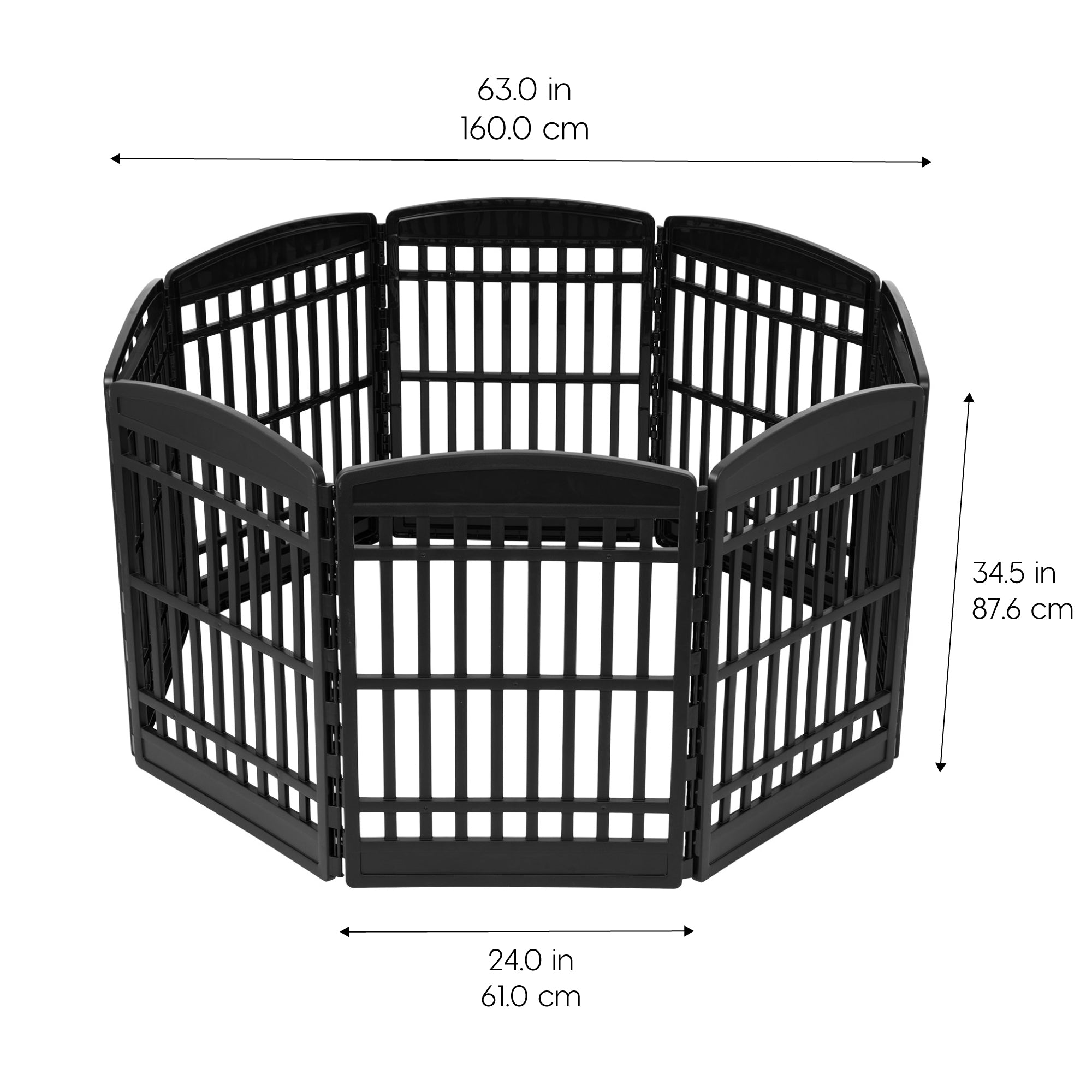 34 Exercise 8 Panel Pet Playpen without door