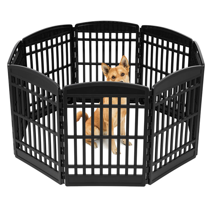 34" Exercise 8-Panel Pet Playpen without door - IRIS USA, Inc.