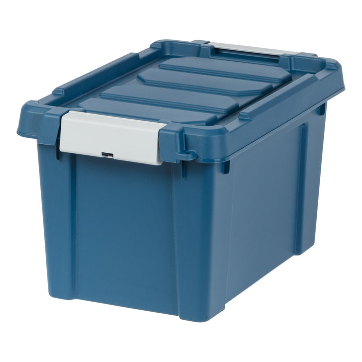 Eco-Friendly Heavy 20qt. Duty Totes for Storage with Easy-Grip Handles, 6 Pack