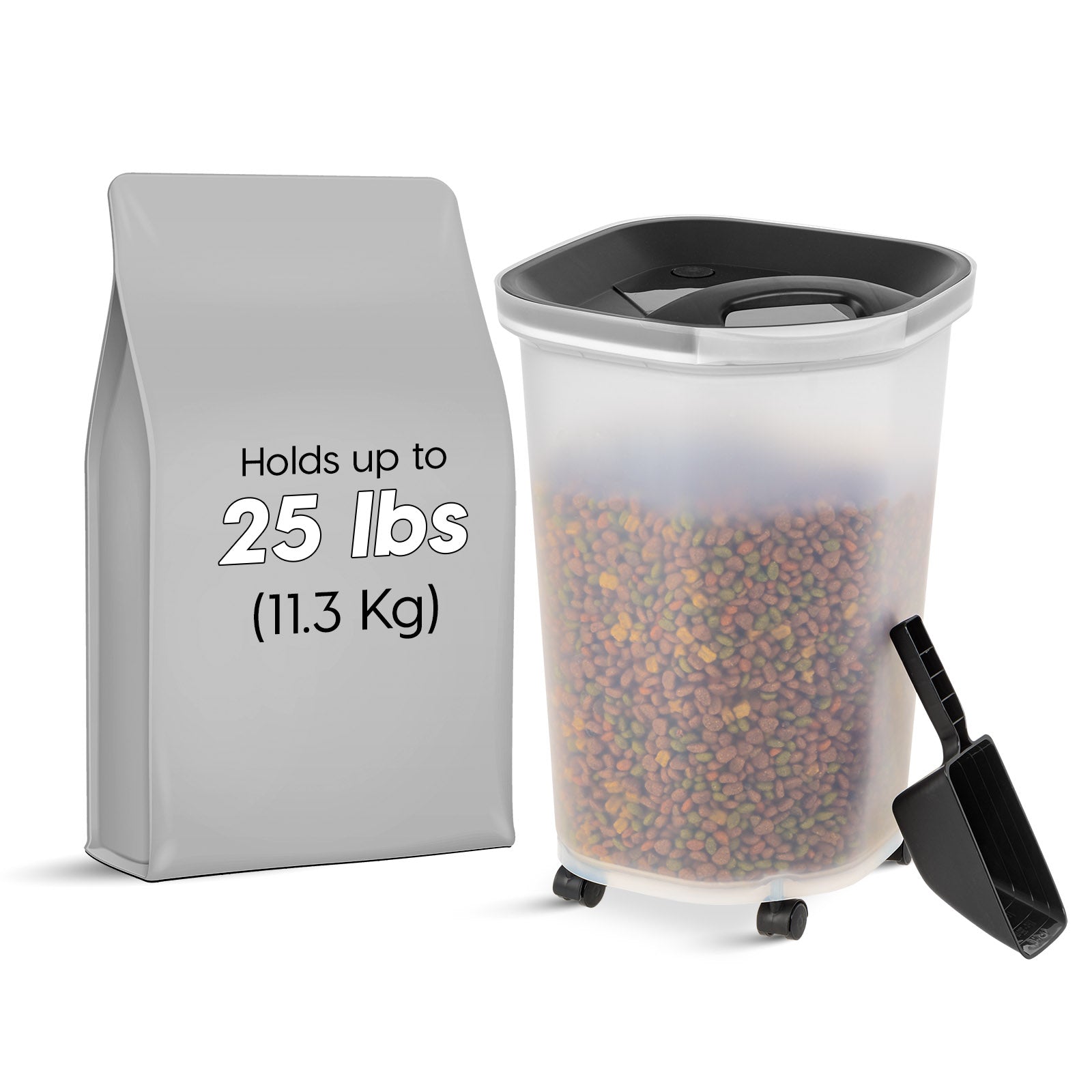 Improved Airtight Pet Food Container 30Qt IRIS USA