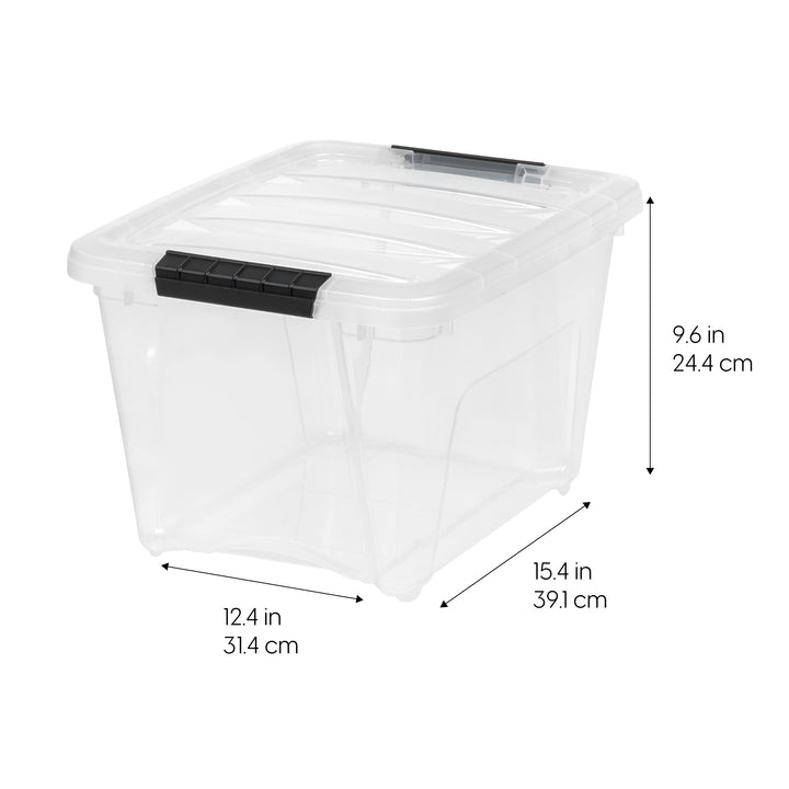 Stack & Pull™ Storage Box - 19 QT 4 Pack - IRIS USA, Inc.