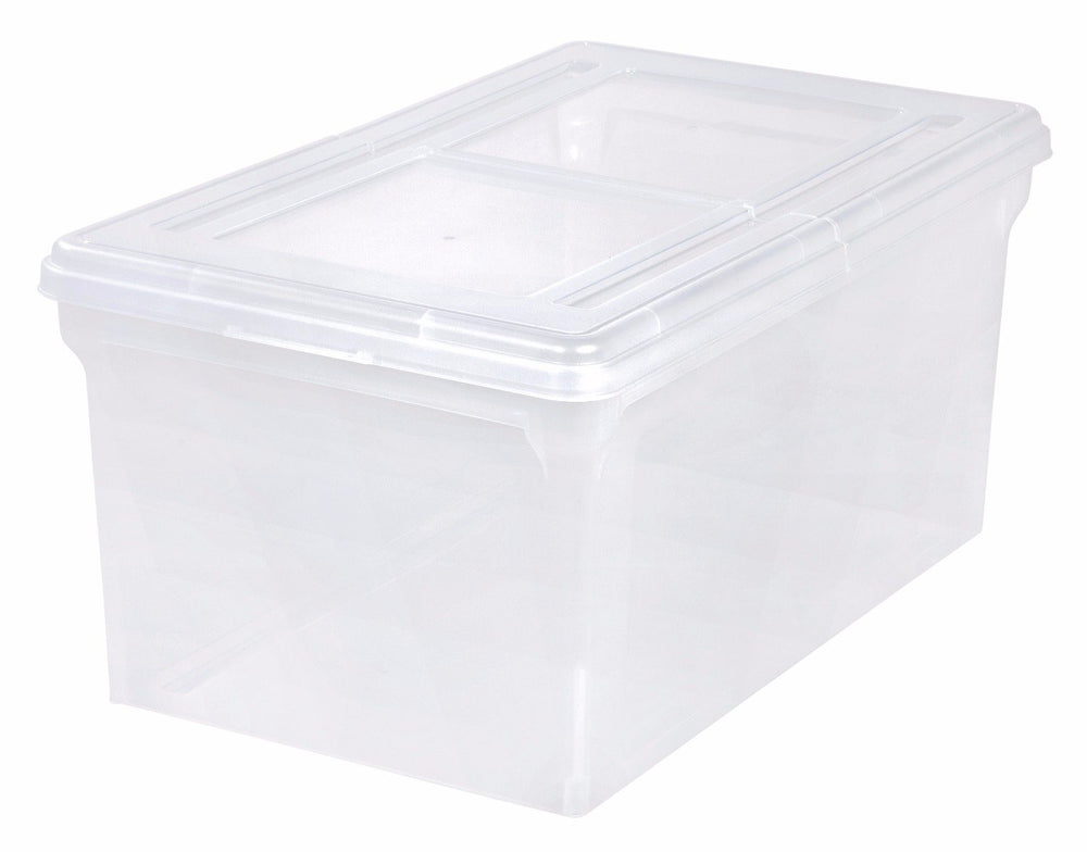 Letter Split-Lid File Box - 44 QT - image 1#color_clear