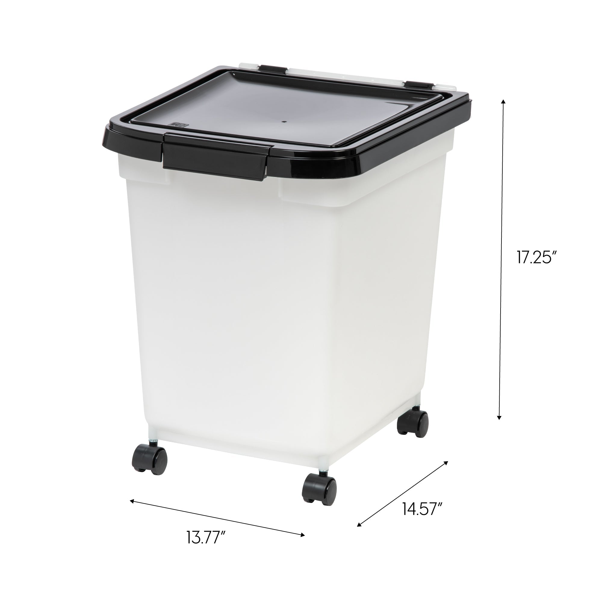 Pet food storage bins fashion with lids