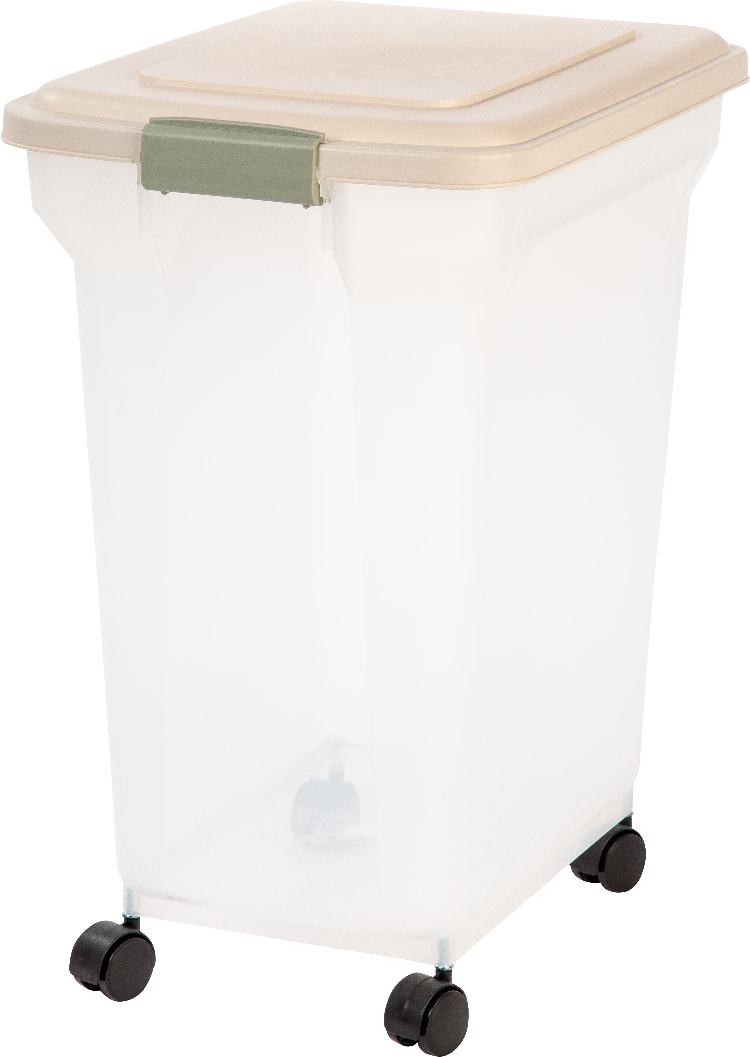 Iris airtight outlet container