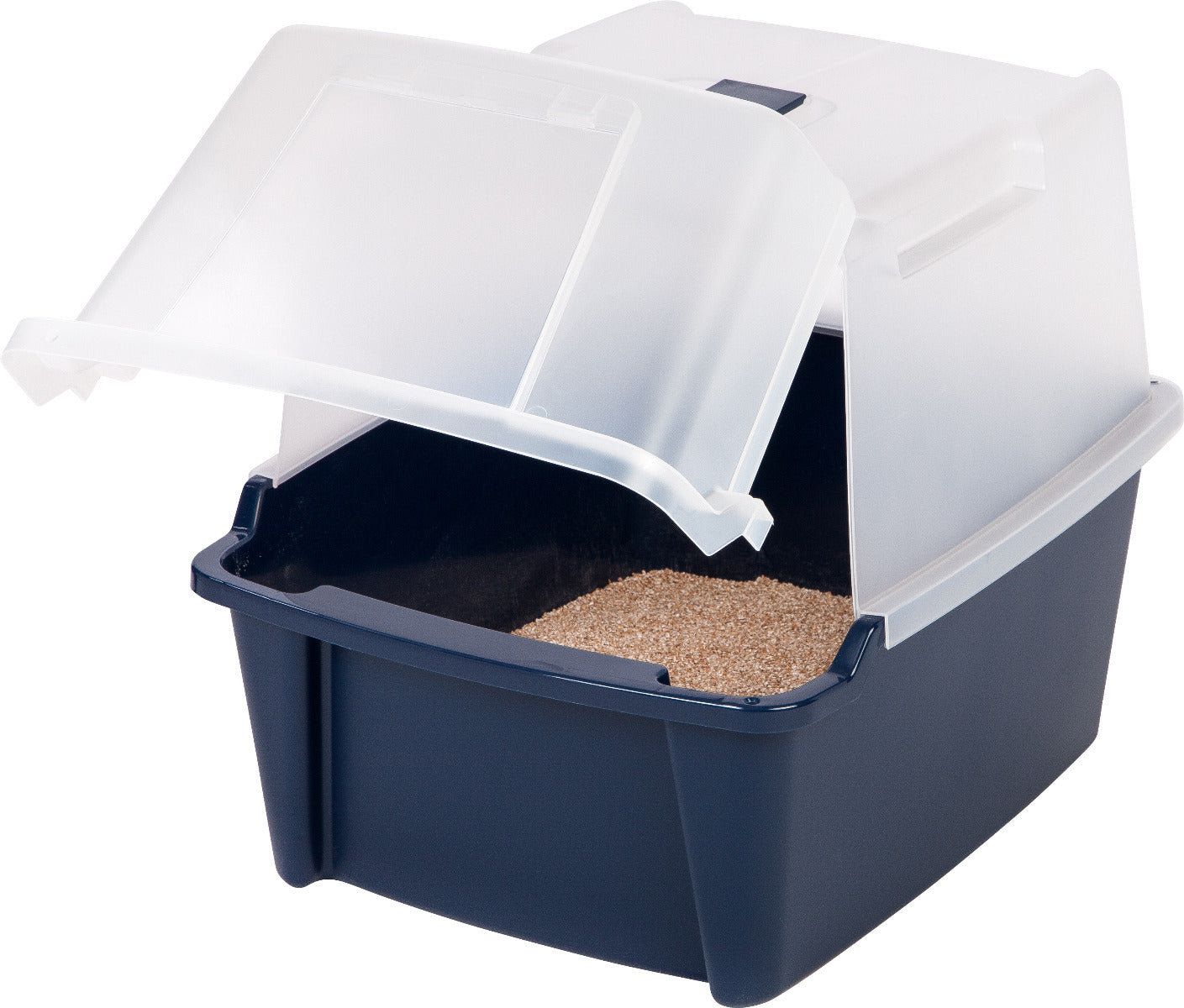 Iris easy clean hooded litter box best sale