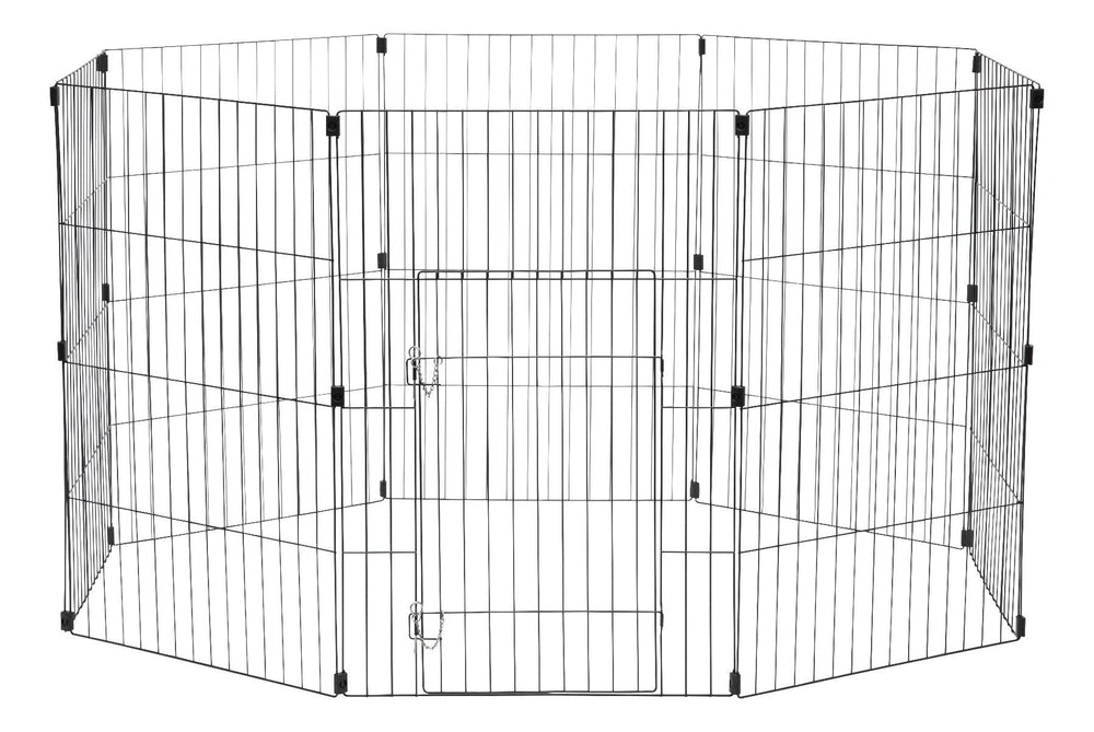 Wire Pet Pen - 36-inch - image 2#color_black