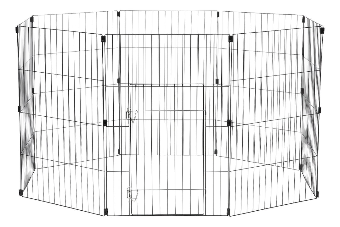 Wire Pet Pen - 36-inch - image 2#color_black