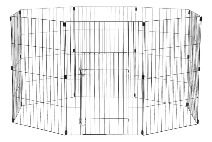 Wire Pet Pen - 36-inch - image 2#color_black