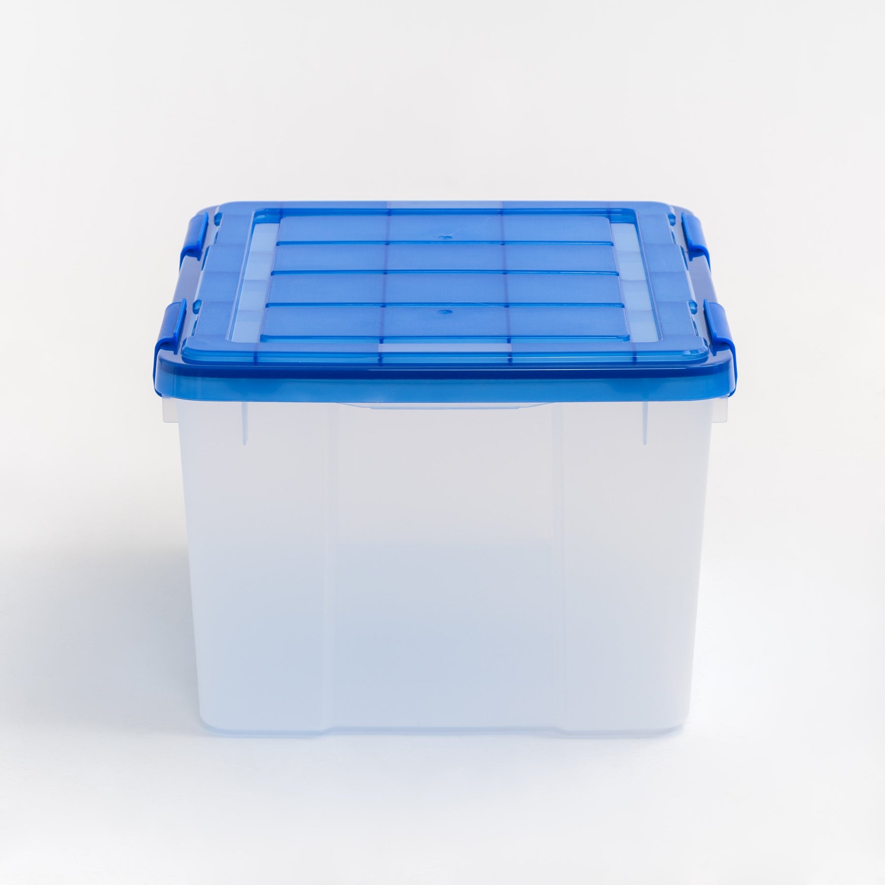 Iris Storage Container with Lid, Clear, 11 Gallon, 3 ct