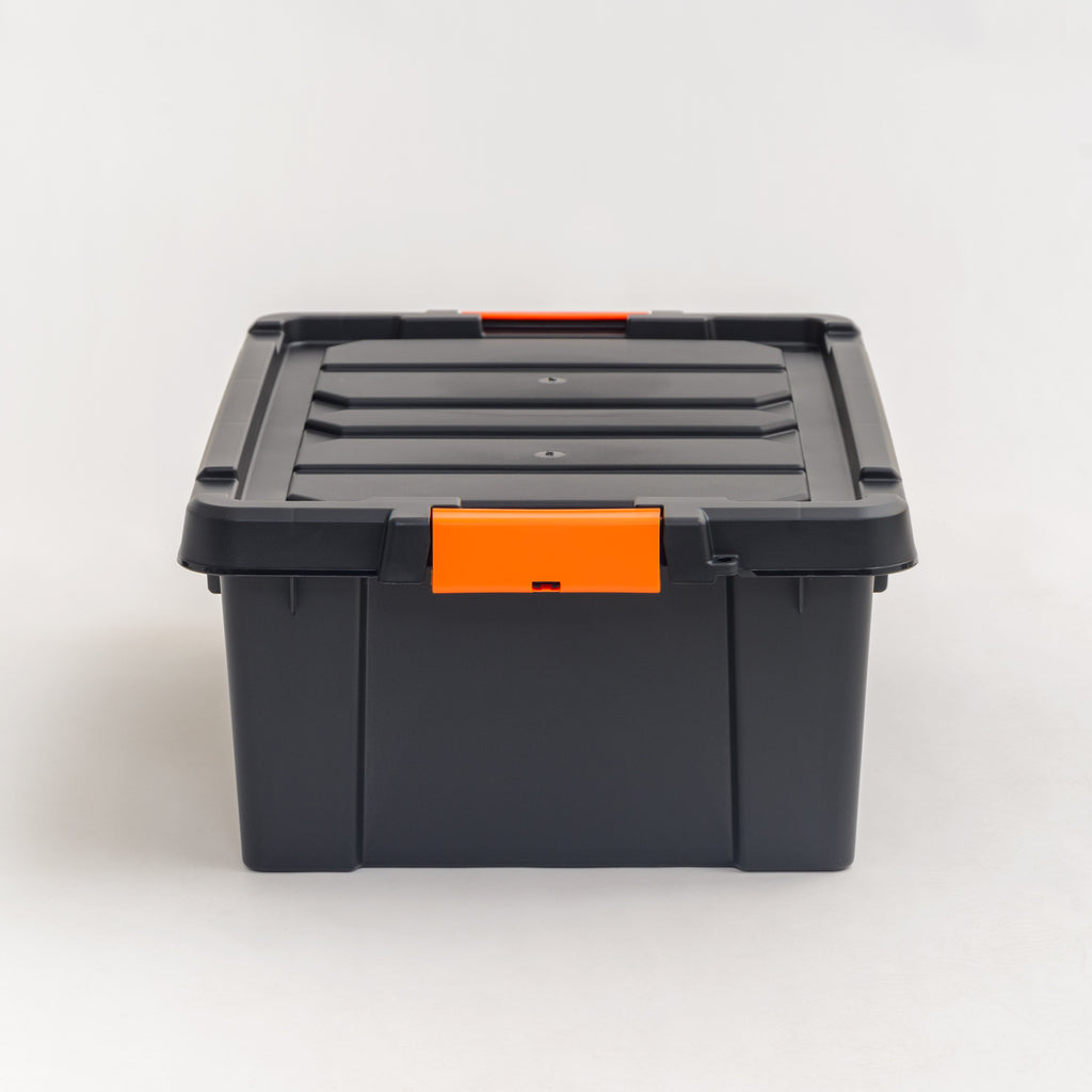 Black Plastic Compartment Container - AR Unlimited Supply