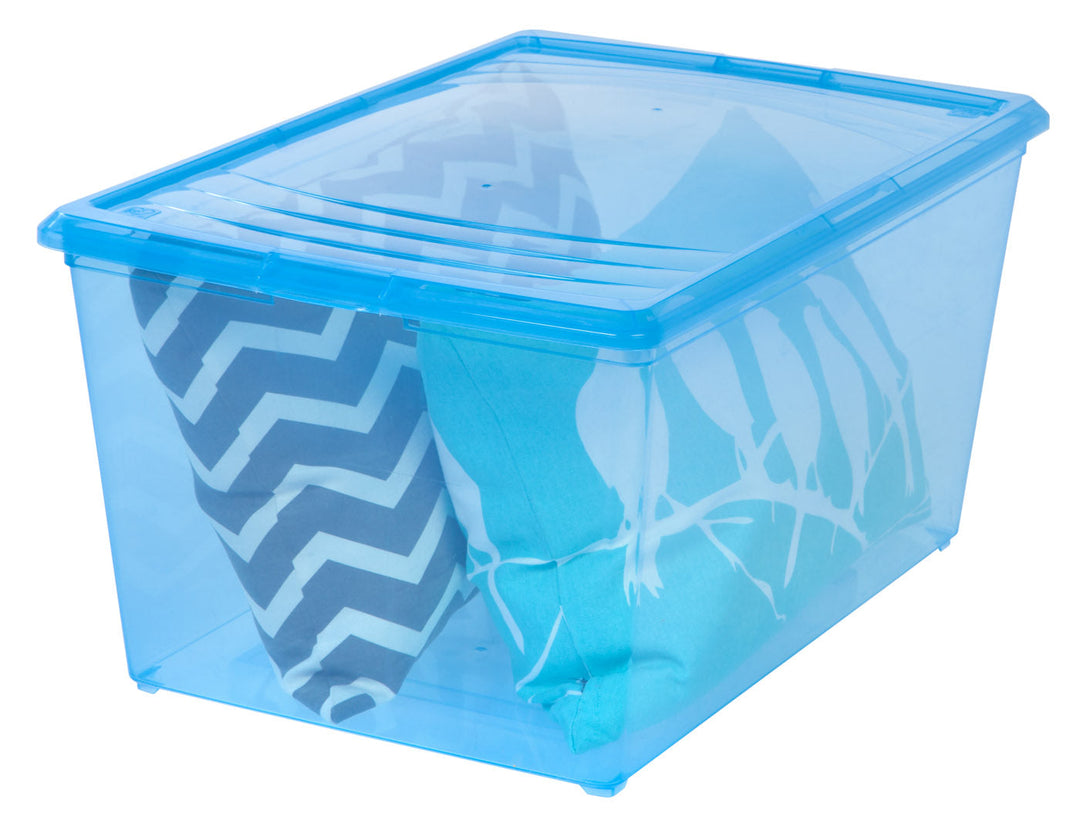 64 Quart Modular Storage Box, 8 Pack, Blue - IRIS USA, Inc.