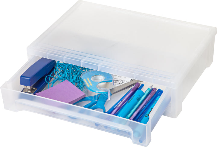 Large Desktop Stacking Drawer, 6 Pack, Clear - IRIS USA, Inc.