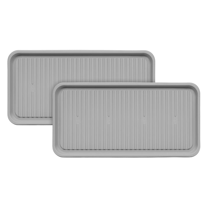 Large Shoe Tray, 2 Pack, Gray - IRIS USA, Inc.