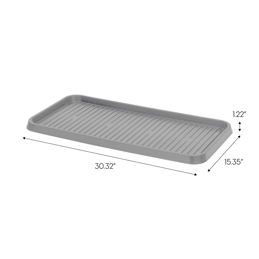 Large Shoe Tray, 2 Pack, Gray - IRIS USA, Inc.