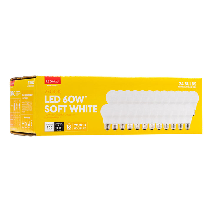 LED Light Bulb -2700K- Bulb 24 Pack - IRIS USA, Inc.