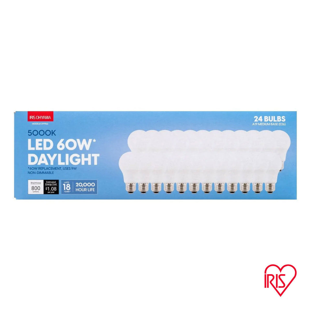 LED Light Bulbs-5000K-Bulb 24 Pack - IRIS USA, Inc.